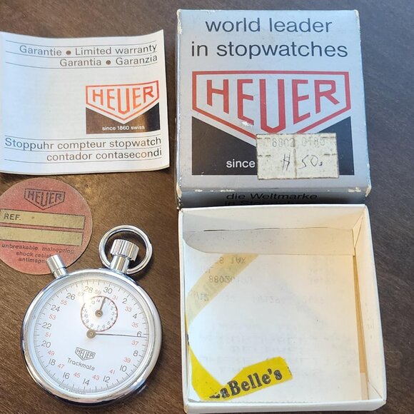 Vintage Heuer Trackmate #593 Stopwatch